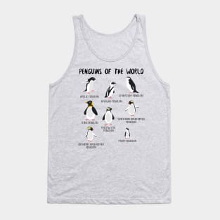 Cute Penguin of the World - Funny Animals Penguin Lover Gift Tank Top